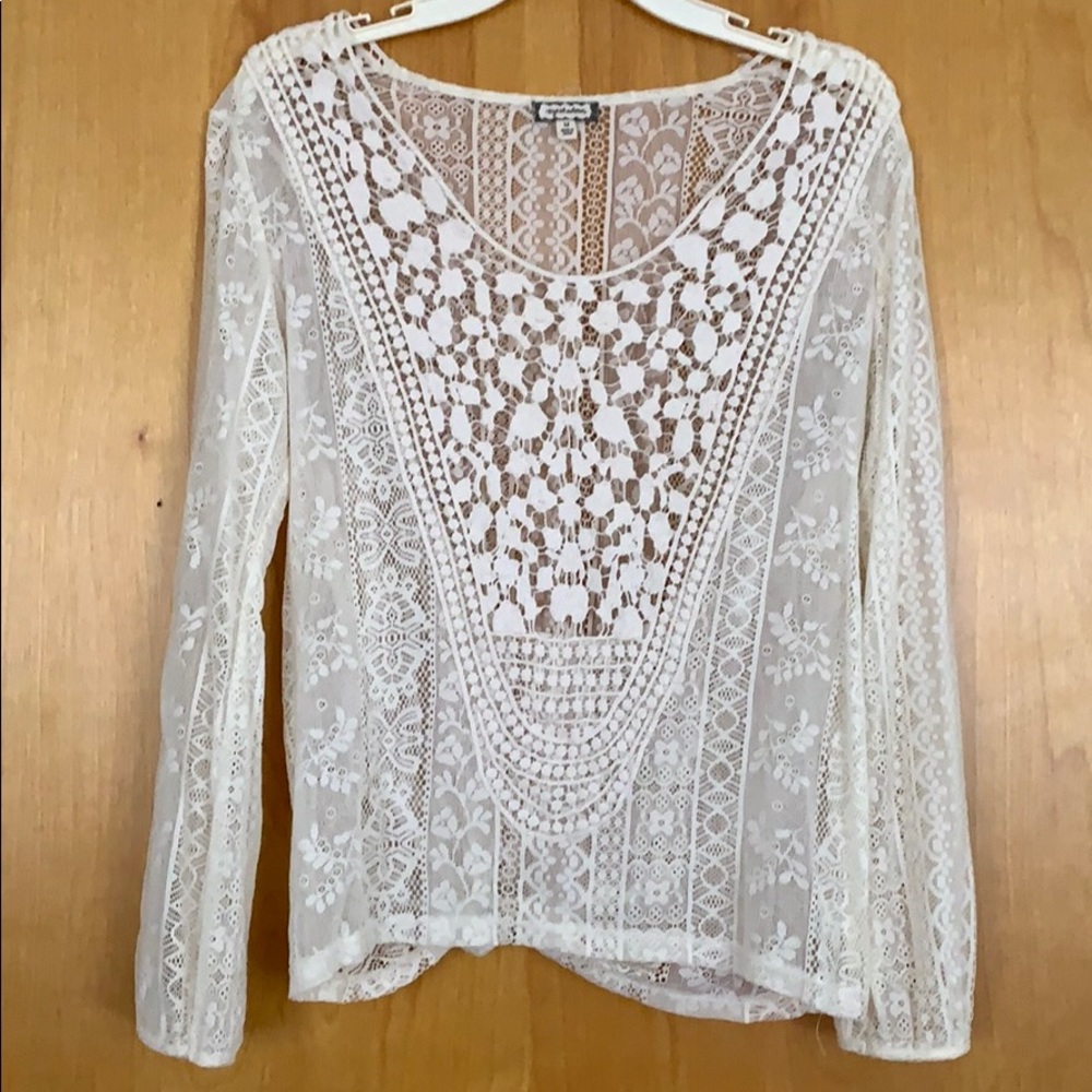 Eyeshadow Lacey Long Sleeve
